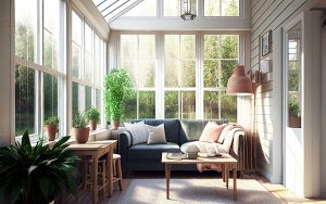 Modern Bright Sunroom