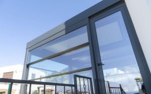 Pergola Awning In The Sunshine Photo